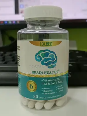 Brain Health Capsules With Folic Acid (30 Capsules)