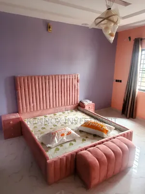 6 by 7 Pink Complete Set Bedframe