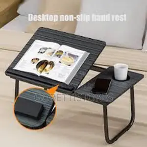 Adjustable Foldable Laptop Table With Cup Holder