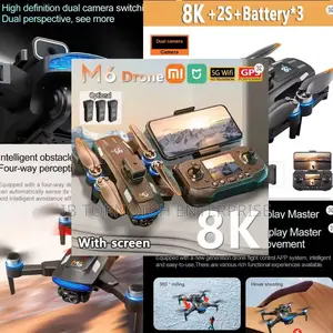 Creative Vision M6 Drone Professional 5g Wifi With 3batterry