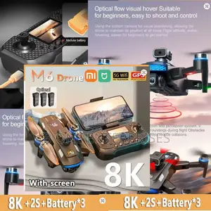 Cinema in the Sky: Professional 3batteries Wifi 5g M6 Drone