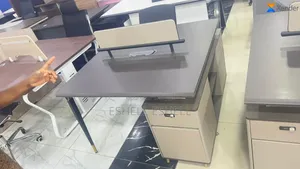 Luxury 2 Seater Workstation Table With Drawers