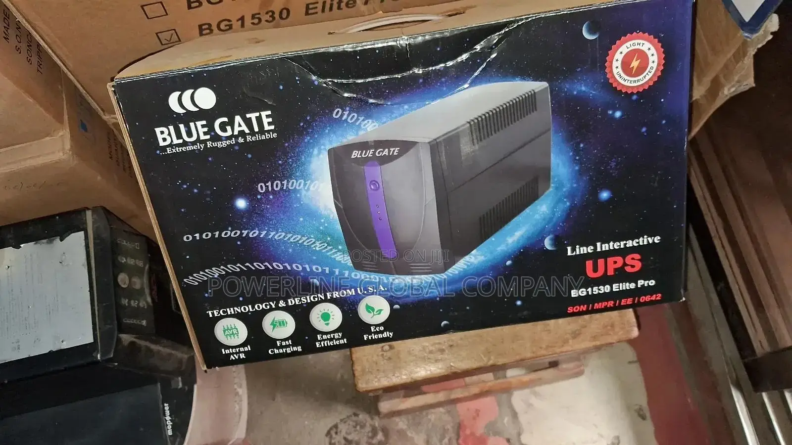 Ups for Back Up Powerline for Computer/ Other Appliances