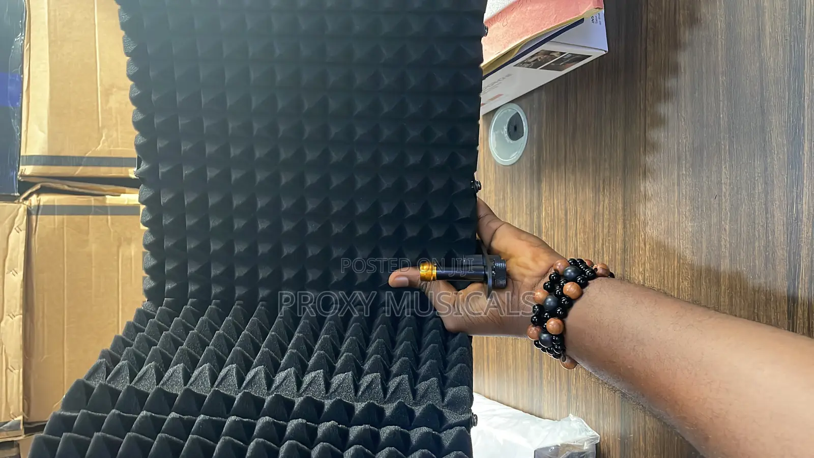 5 Panel Foldable Microphone Isolation Shield