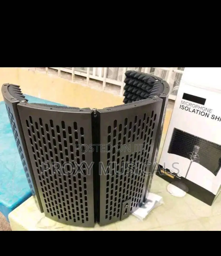 5 Panel Foldable Microphone Isolation Shield