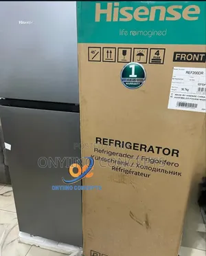 Brand New Hisense 154liters Double Door Refrigerator