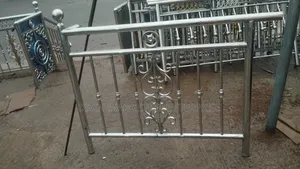 Double Heart Silver Railings Design