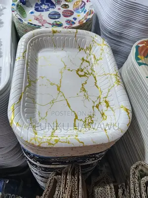 Rubber Unbreakable Tray 12pcs