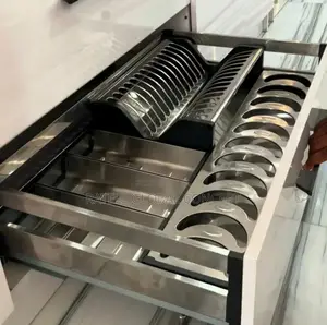 80cm Stainless Steel Drawer Plate Rack