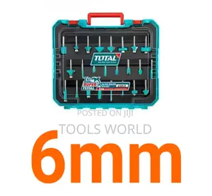 Total 24pcs Router Bits Set – 6mm Shank (Tacsr12406).