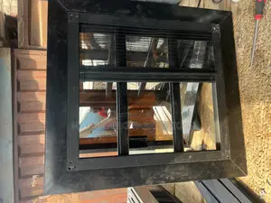Frameless Window With Collapsible Nets