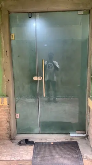 Frameless Swing Door With Frosted Effect