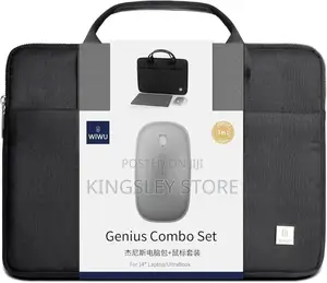 Genius Combo Set Bag With Mouse and Mouse Pad 14 Inch