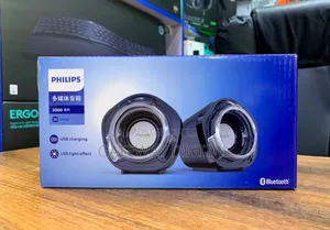 Philips Computer Desktop Bluetooth Wireless Speaker With RGB