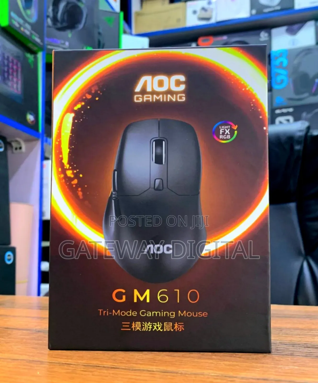 Aoc Gm610 Bluetooth Wireless Gaming Mouse With RGB-Tri-Mode
