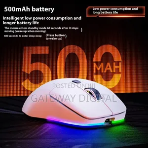 Aoc Gm610 Bluetooth Wireless Gaming Mouse With RGB-Tri-Mode