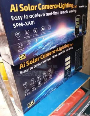 Ai Solar Camera Lighting 2 in One Solar Street Light Availab