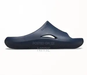 Crocs Mellow Recovery Slides (Navy Blue)