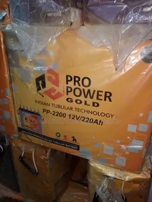 12v 220ahm Pro Power Tubular Battery