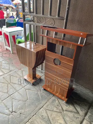 On a Stand Wooden Pulpit