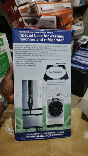 Fridge And Watching Machine Stand And Mover