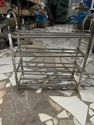 Stainless. Portable Shoe Rack