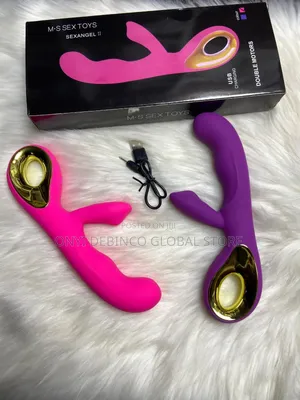 Sex Angel 2 Double Vibrator Dildo Sex Toy for Women Rabbit