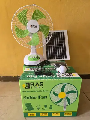 Solar Table Fan For Homes Offices
