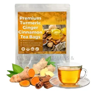Premium Turmeric Ginger Cinnamon Tea (60 Teabags)