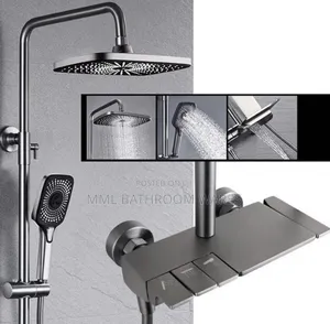 High Quality Black Shower Mixers With Bidet Spray