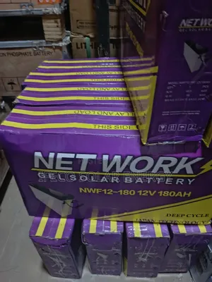 Network Gel Solar Battery 180 Ah 12v