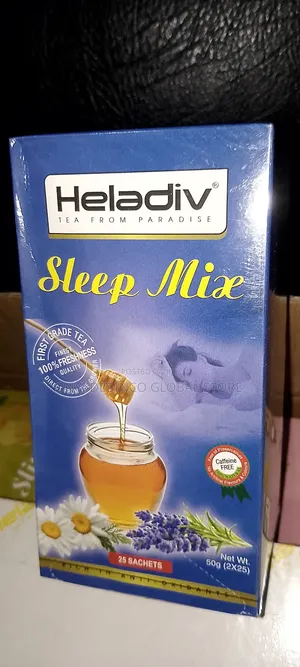 Heladiv Natural Sleep Mix Tea With Chamomile, Honey Etc