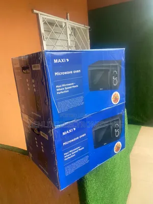 Maxi 20 Liters Microwave Black ,Manual ,Power Levels