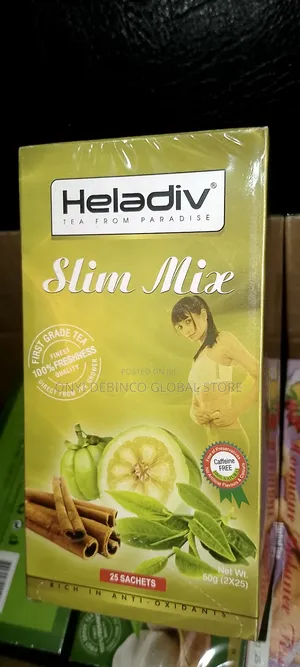 Original All Natural Heladiv Slim Mix Tea 25 Sachet
