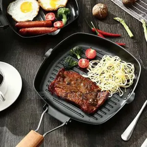 28cm Heavy Gauge Non-Stick Square Grill Pan