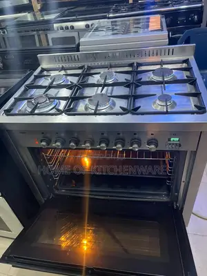 6 Burner Standing Quality Stainless Gas Cooker