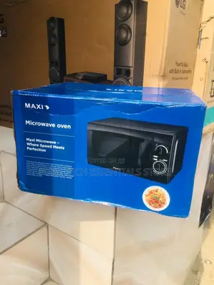 New Maxi 20liters Black Microwave