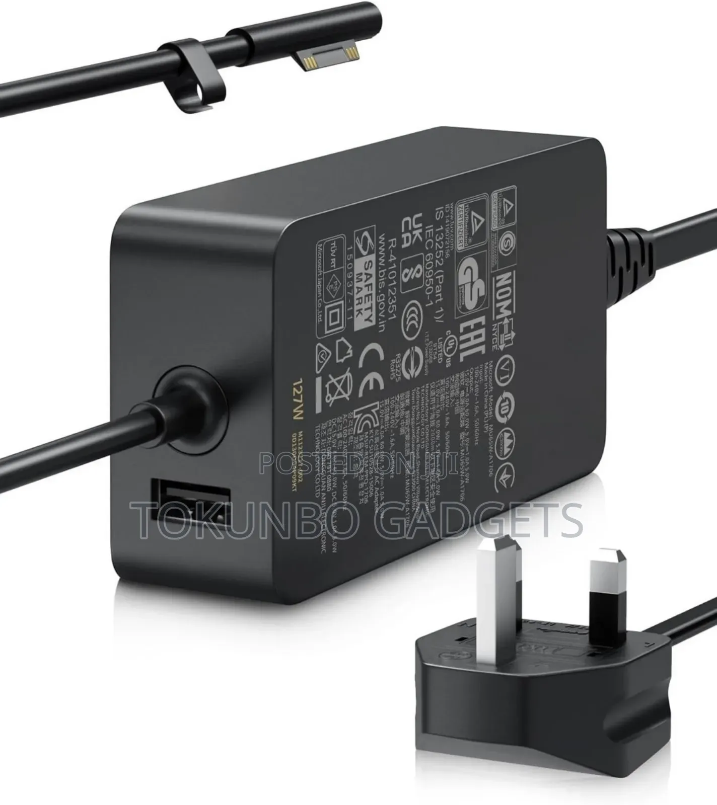 Microsoft Surface Charger for Surface Book 127w