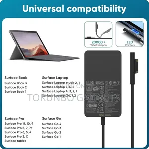Microsoft Surface Charger for Surface Book 127w