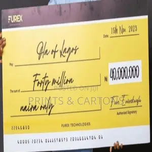 Dummy Cheque Printing for Events