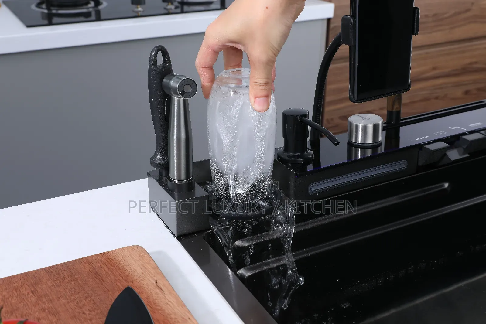 Multiple Purpose Luxury Button Sink.