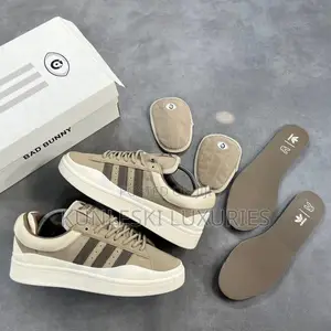Original Bad Bunny X Adidas Campus Chalky Brown Sneakers