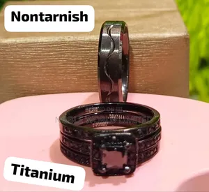 Black Titanium Steel Rings