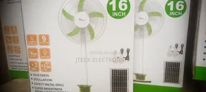 Solar Rechargeable Fan 16 Inches