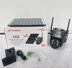 Skyvision 4mp 4g Single Lens Solar Ptz Mini Camera Ubox App
