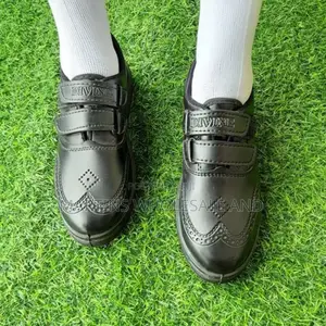 Black Leather School Shoes - Durable and Comfortable