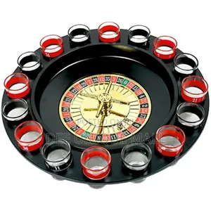 Spin Wheel Roulette Game Set,Style Drinking Party Game
