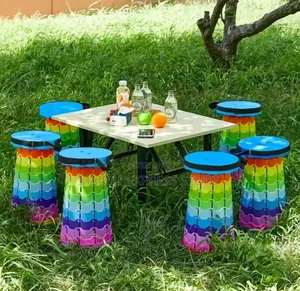 Portable Retractable Adjustable Height Thickened Stool