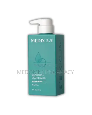 Medix -5.5 10% Glycolic + Lactic Acid Body Wash 444ml