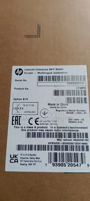 Hp Enterprise Pro MFP M430f